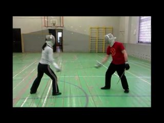 exercises with sword and dagger